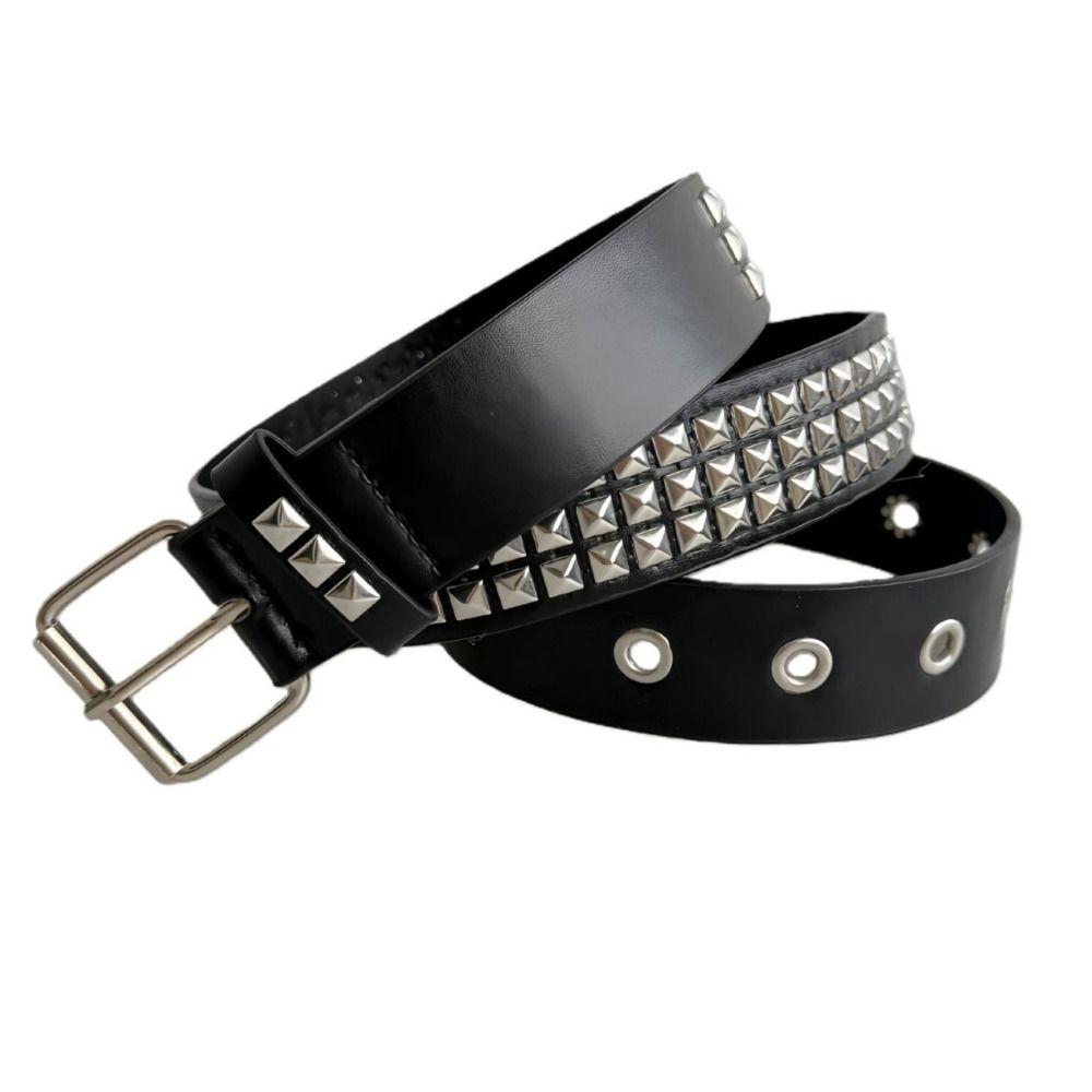 PU Material Women's Leather Belt Needle Buckle Casual Waist Belt  Pants Decoration