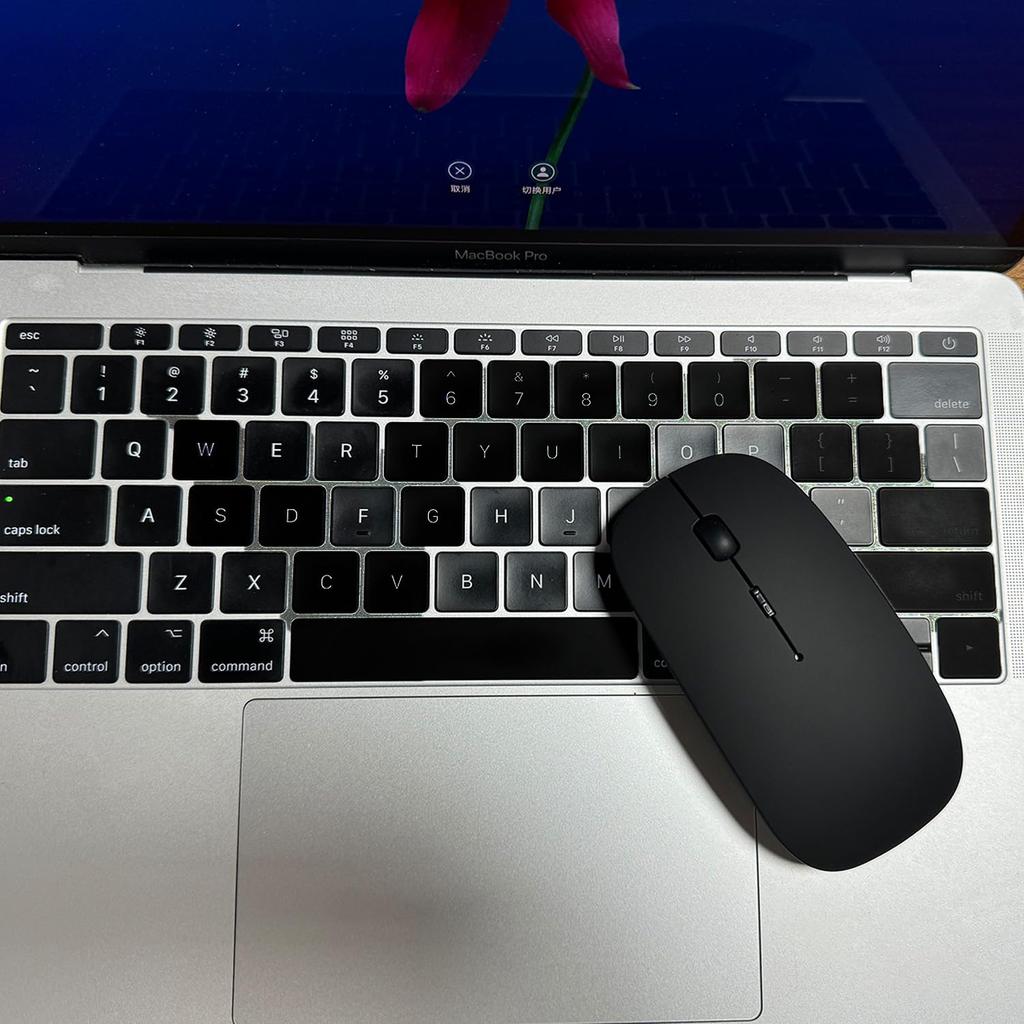 Wireless mouse for MacBook MacBook MacBook desktop Windows Dell (black) Pro, Air, laptops, Macs, iMacs, computers, Chromebooks, 7/8/10/11 PCs, HP,