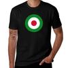 Italian Mod Logo Green Tshirt Big Size Crew Neck Tshirt