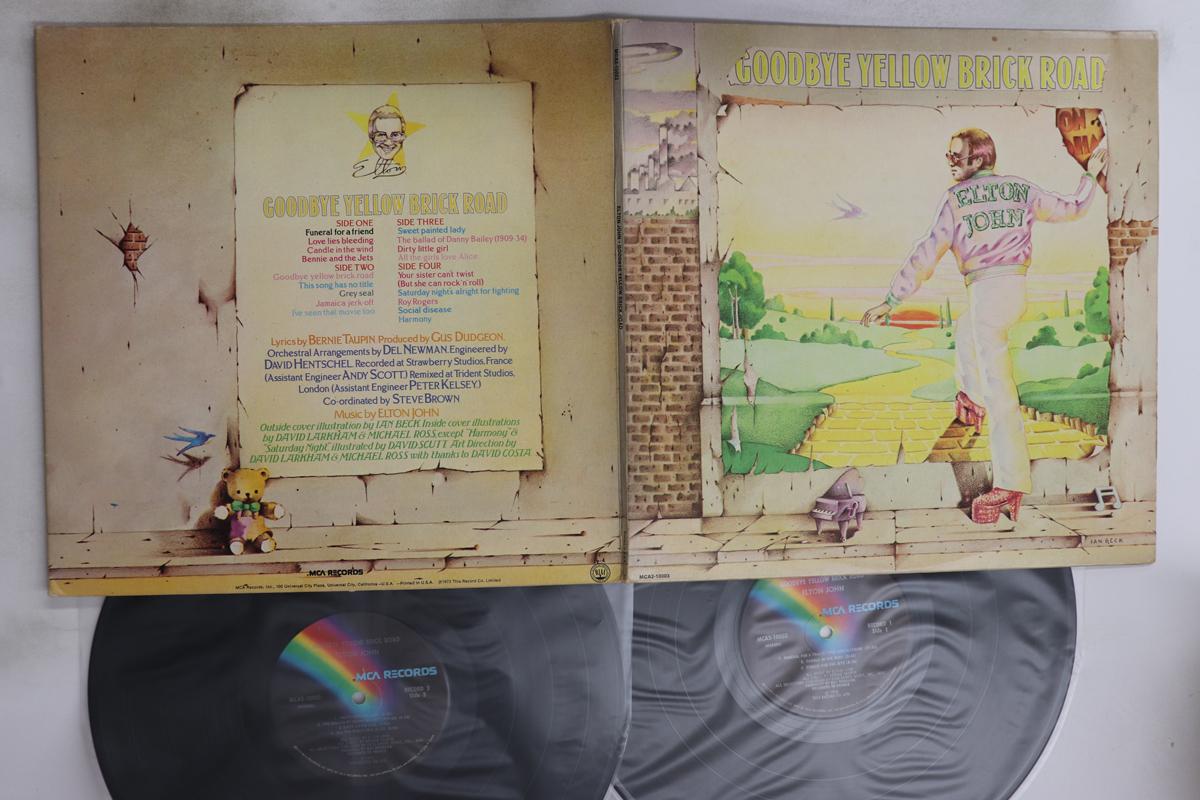 

LP Record ELTON JOHN - Goodbye Yellow Brick Road MCA210003 MCA 1973 US Rock Used