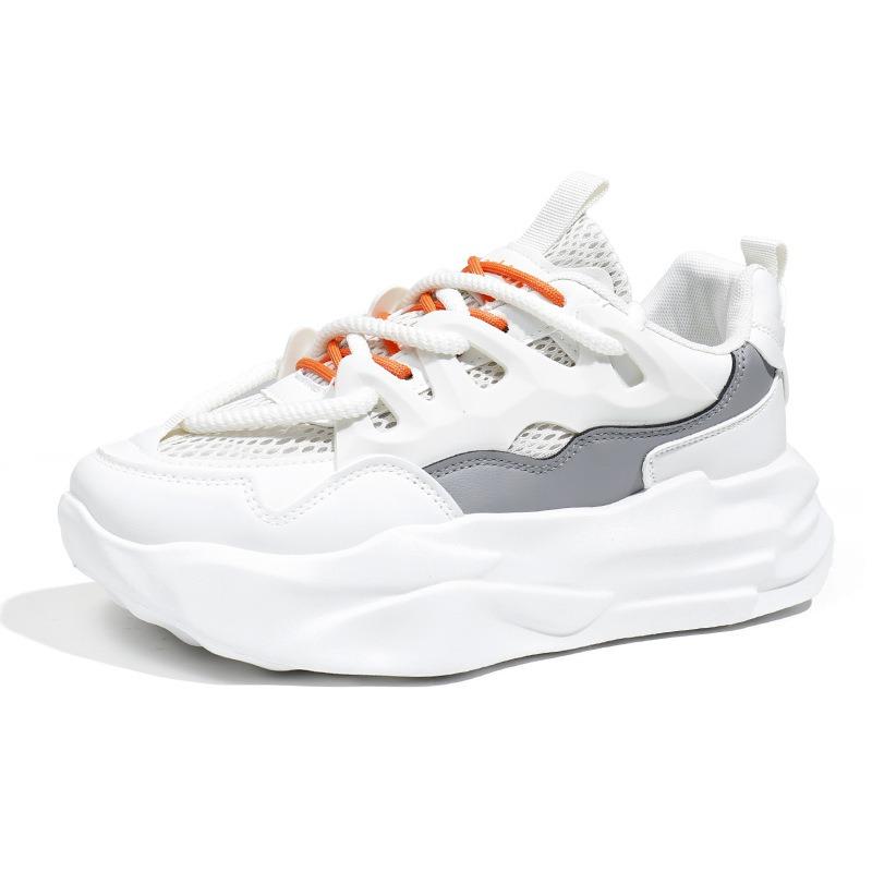 Men's shoes platform heightening shoes bread shoes spring fashion breathable dad shoes men's sports shoes