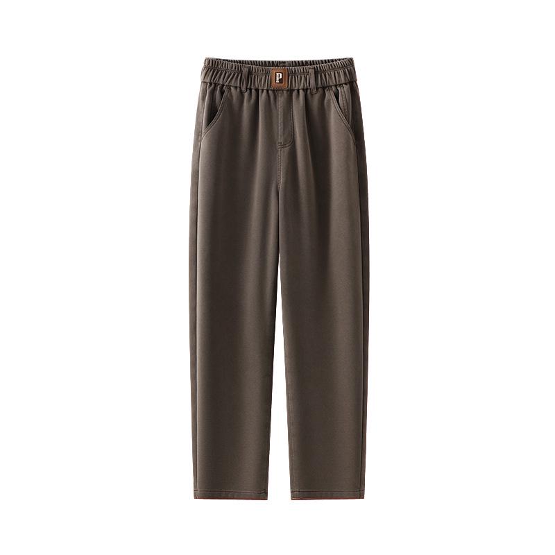 

Женские весенние прямые джинсы слим - Универсальные маленькие узкие джинсы-сигареты гаремы XL [Recommended 116-125]