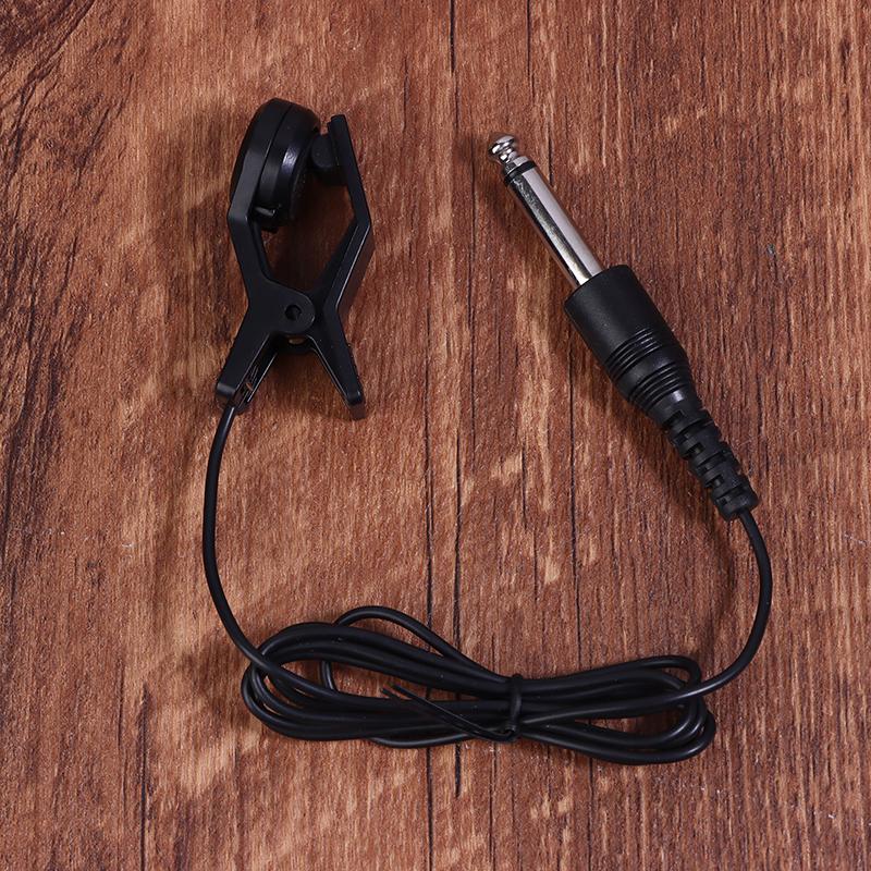 Universal Guitar Acoustics Pickup Clip-On Piezo Microphones for Violin Mandolin Ukulele Musical Instrument Contact Microphone