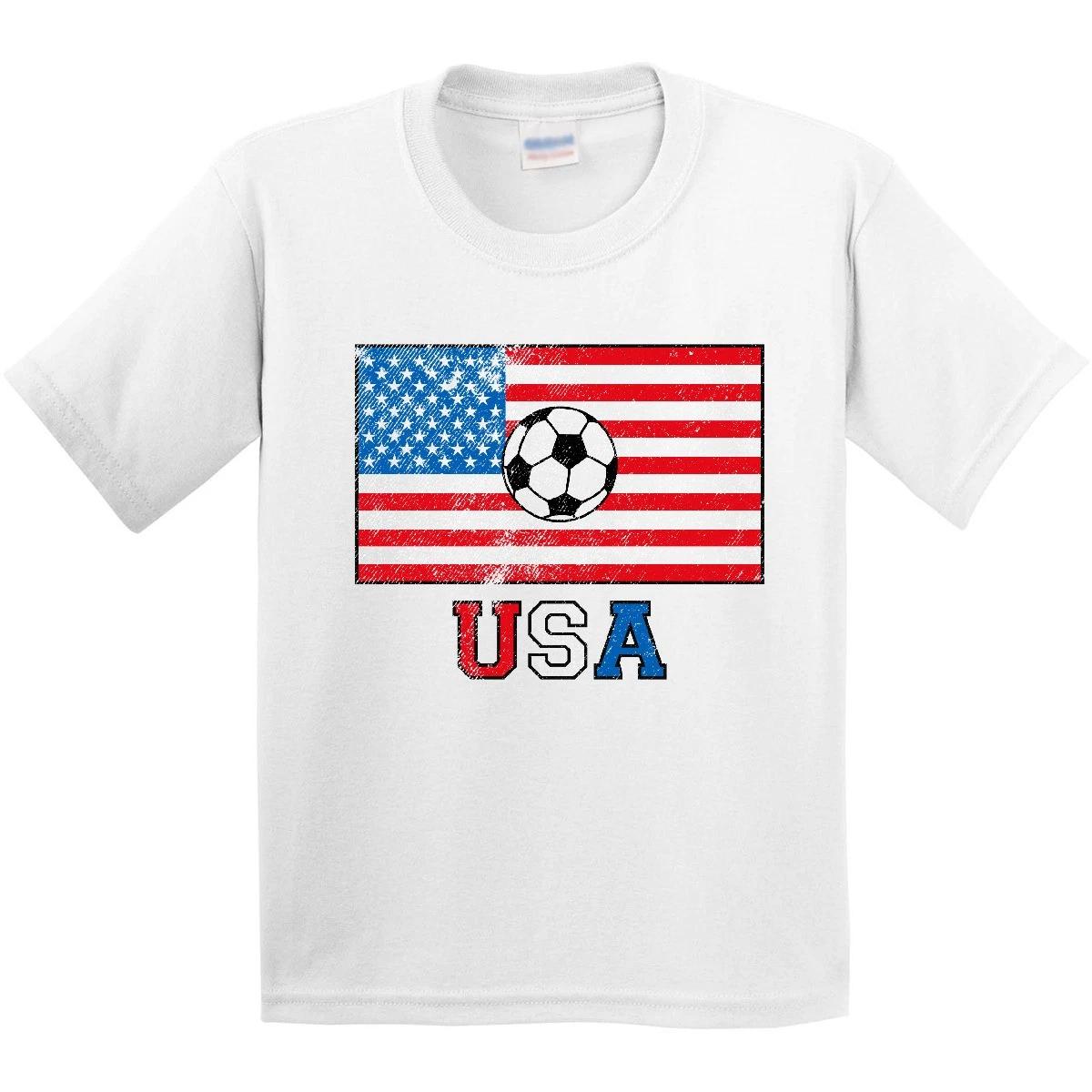 Inktastic USA Soccer Youth T-Shirt American America United States Futbol Fan Tee 140