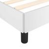 Bed Frame with Headboard Without Mattress White 90x190 Cm