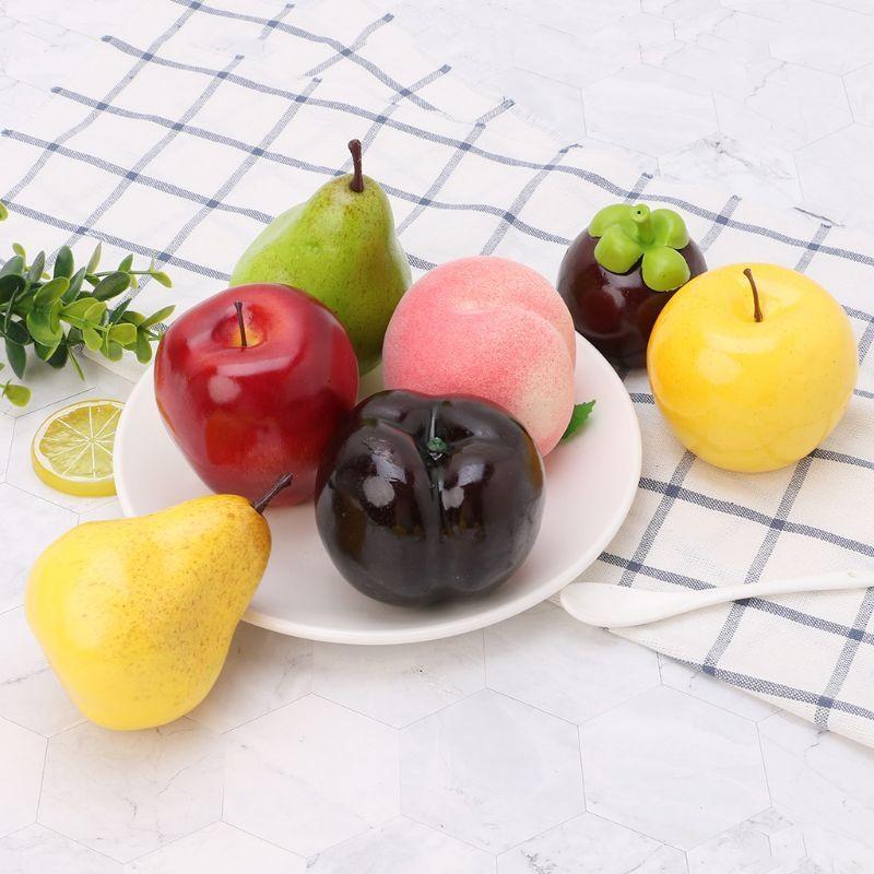 פירות אגס מלאכותיים מודל ריאליסטי אביזר לצילומי אובייקטים צילום