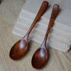 Wooden Spoon Soup Spoon and Fork Eco Friendly Products Tableware Natural Ellipse Ladle Spoons for Cooking Kicthen Accessories