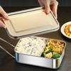 Large Multi Grid 304 Stainless Steel Lunch Box, Hard Shell, Durable Lunch Box, Outdoor Camping Lunch Box