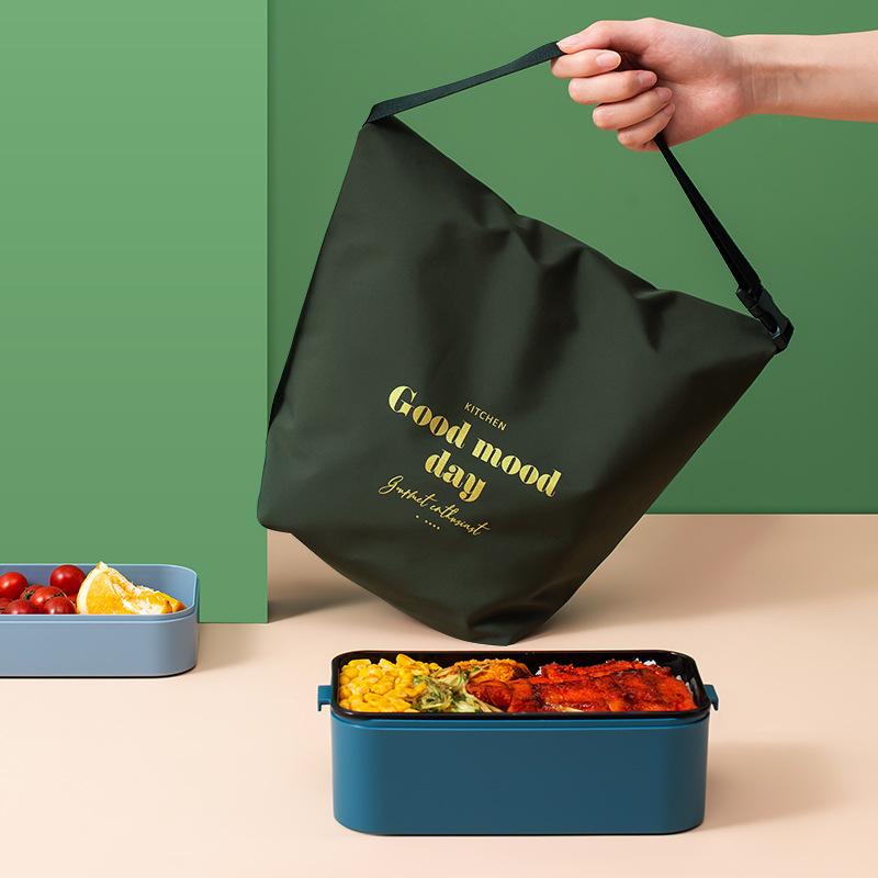 Portable Large-capacity Thermal Lunch Bags Waterproof Nylon Picnic Food Insulated Container Bento Cooler Bag for Work School