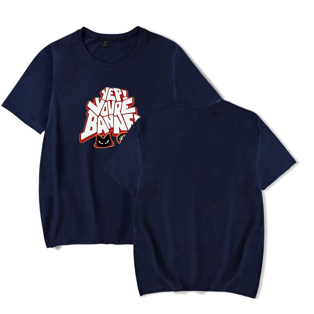 

CaseOh Yep Youre Banned Merch Tshirt Cool Print Tops for Unisex and Women Streetwear S