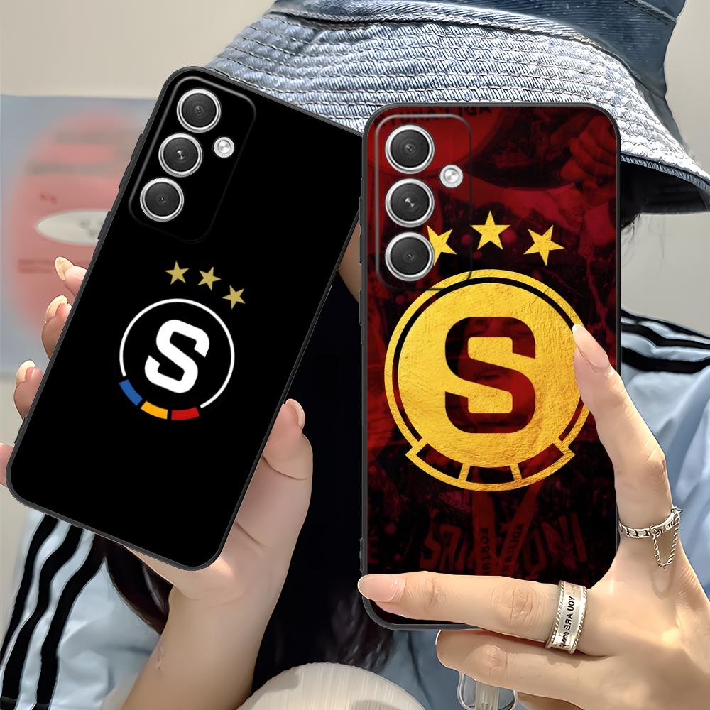 Etui na telefon komórkowy FC Sparta Praha do Samsung Galaxy S25 S24 S23 S22 S21 S20 Note20 Plus FE Ultra Kolorowe Ochronne Ładne Pokrowiec