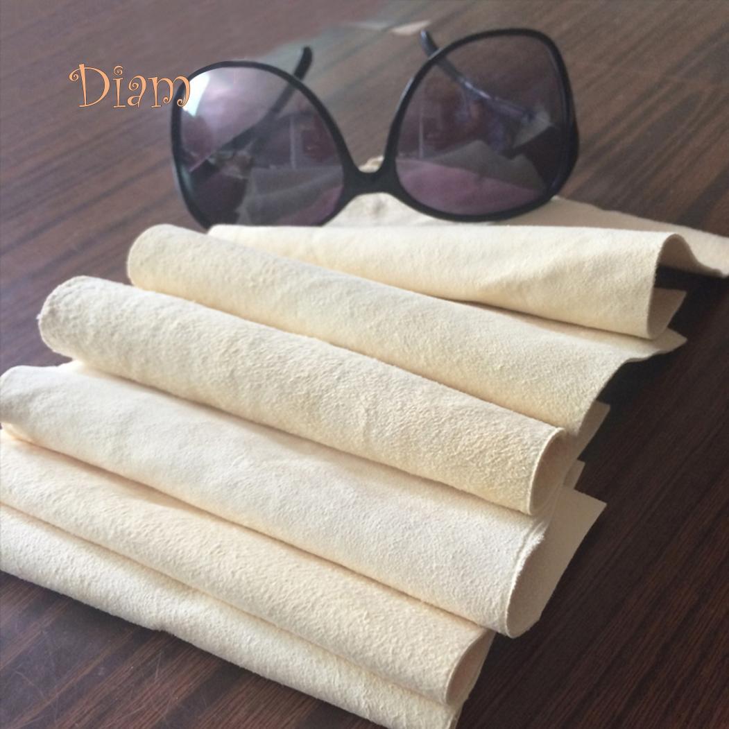 

Мягкие салфетки для чистки из замши Plar Bear Square для линз, очков, камеры, экрана компьютера Saw Tooth Edge белый