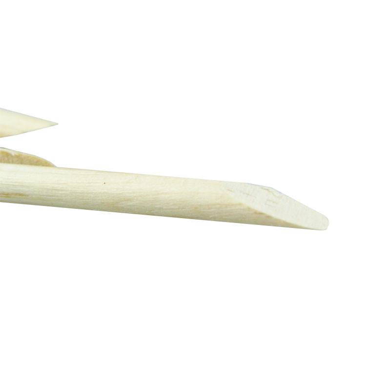 Nail Art Kit: 100 Orange & Beech Wood Sticks (11.4 cm) for Nails and Cleaning