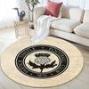 Partick Thistle FC Round Area Rug,Carpet Rug for Living Room Bedroom Sofa Playroom Decor,Non-slip Floor Mat