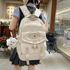 Cartoon Print Backpack Junior High School Student Lightweight Schoolbag Large Capacity Women's Backpack