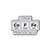 Fun Colorful And Chemistry Molecule Brooch Playful Cartoon Inspired Alloy Pin For Personal Style