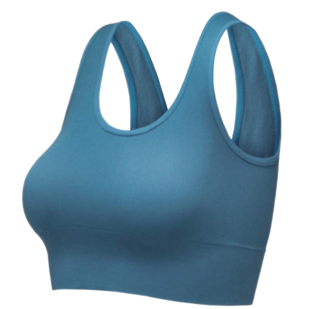 Women's Light Support Seamless Sport Bra Wireless Yoga Bralette Shaping Top