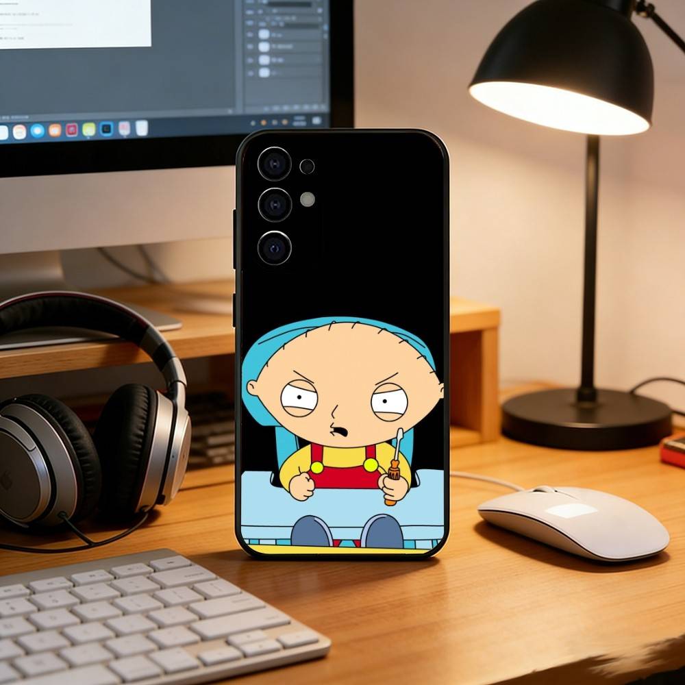 Adorable  D-dumping Phone Case Black Silicone Soft For Samsung S25,S24,S21,S22,S23,S30,Ultra,S20,Plus,Fe,Lite