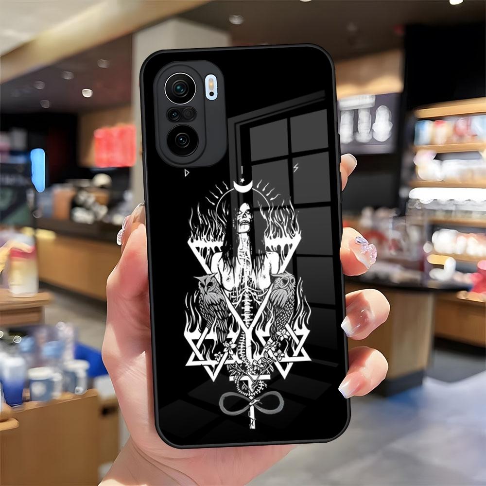 Devil Satan Phone Case For Redmi 13 12 13c 12c Note 13 Pro Plus 11 12 Pro 10 12s 11s Tempered Glass Cover