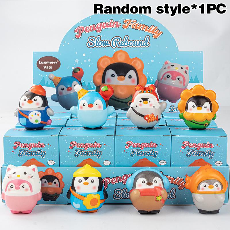 Funny Desktop Ornament Random Squishy Simulation Food Pizza Capybara Stress Ball Accessories Anti-stress Fidget Desk Decoration