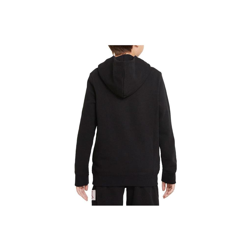 Jordan Logo Label Sports Hoodie Kids Hoodies Black DQ7939-010