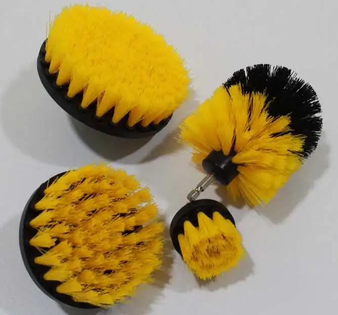 4PCS Drill Brush Cleaner Kit Power Scrubber Electric Brushes Drill Attachment Kit Power Scrub Brush for Cleaning Pool Car