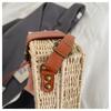 Ethnic Style Rattan Weave Bag Bohemian Beach Bag Casual Straw Shoulder Bag  Messenger Bags