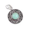Natural Chrysoprase Gemstone 925 Sterling Silver Handmade Customized Pendant 1.2" For Birthday Gift PP-28-18