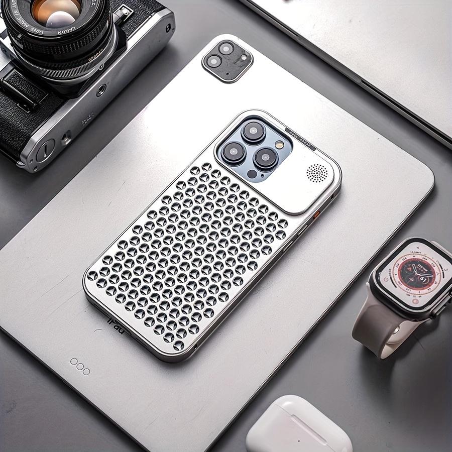 Ice Feeling Aluminum Alloy Heat Dissipation Is Designed For Iphone 17 16 Pro Max Air Features a 3D Perforated Metal Back Panel That Improves Cooling
