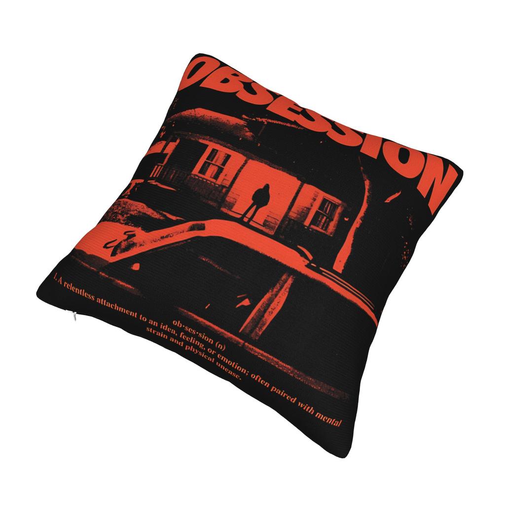 Decorative Pillowcase Obsession 2026 Horror Movie  Merchandise Home  Throw Pillow Case Cover Zippered Multi Size