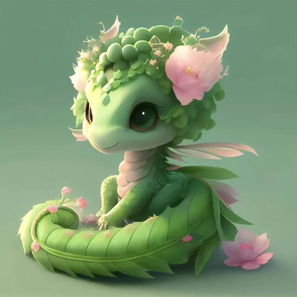 5d DIYDiamond Embroidery Dragon Full Round Square Diamond Hand Crafts Painting Novelty 2024 Animal Embroidery Home Decoration