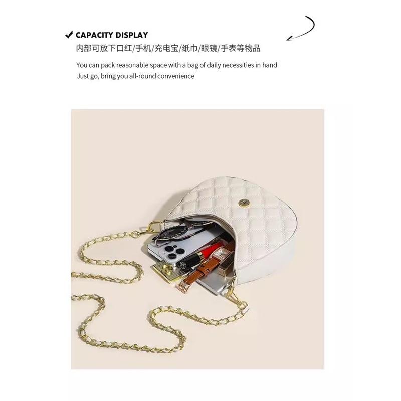 Elegant Niche Quilted Rhombus Shoulder Bag Luxury Texture Ladies Versatile Chain Underarm Crossbody Daily Handbag