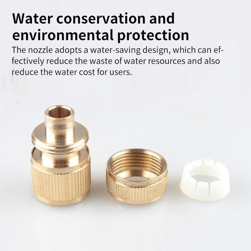 4-way Water Quick Connector High Pressure Quick Coupling For Car Washer Water Gun Adapter Joints Garden Irrigation Accessories