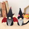 Halloween Gnome Lalka Upiorny Nietoperz Dyniowy Pająk Czarny Kot Kapelusz Wiedźmy Pełna Broda Pulpit Gnome Bez Twarzy Nadziewane Ozdoby Party Upominki