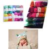 12 Assorted Colors Children DIY Knitting Wool Yarn Crochet Acrylic Fiber Line