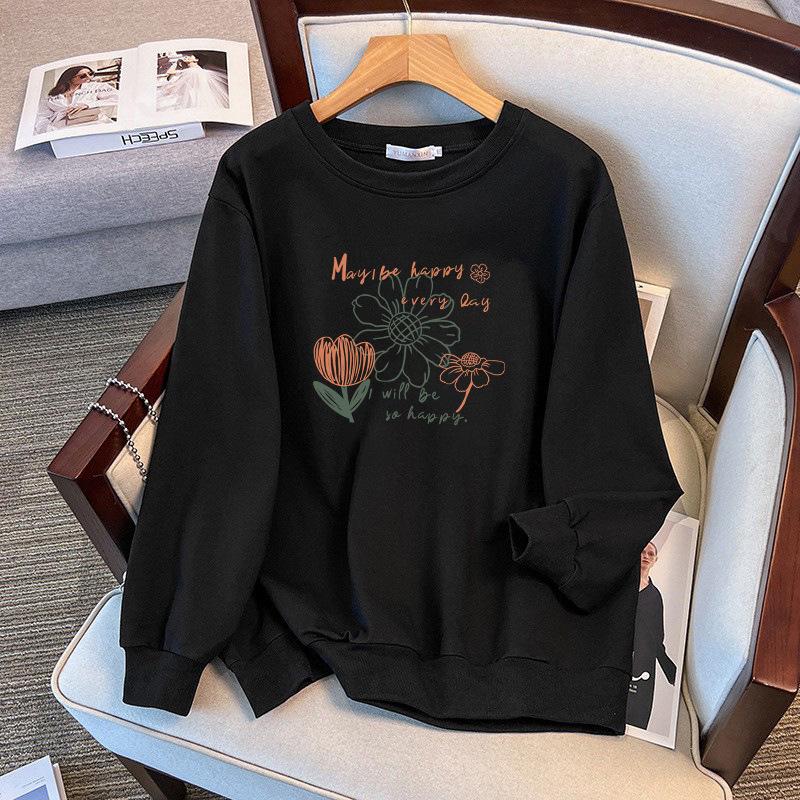Plus Size Loose Fit Autumn Hoodie, Bust 150/160cm, Suitable for 200-350 Jin