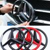 ASAO5 Auto Front Grille Emblem Badge Decoration ABS Star Style 18.8cm 21cm for Mercedes-Benz C200 E300L A B C E CLA GLA GLC GLE G