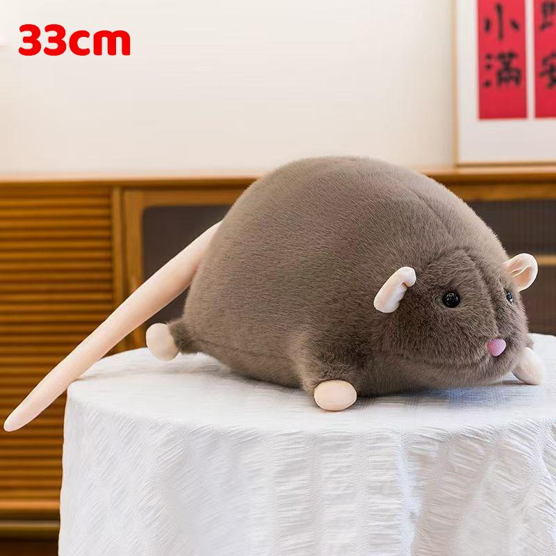 33/45Cm Mouse Doll Cartoon Flower Branch Rat Doll Soft Plush Animal Figure Throw Pillows Kids Gift Birthday Toys Hobbies