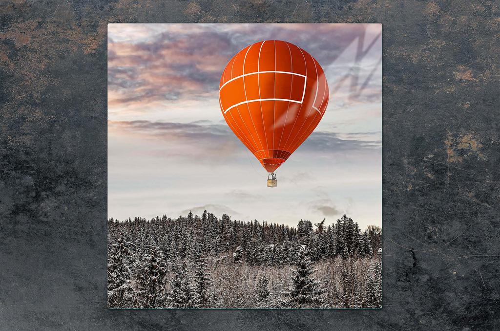 SZKLANA PŁYTA OCHRONNA NA KUCHENKĘ 50x52 BALON