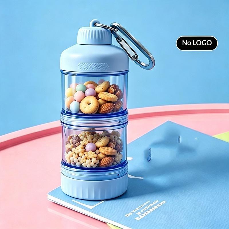 Protein Powder Dispenser Box With And Box For Food Storage Food - Grade Pc, Suitable For Gym Exercise Transparent