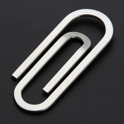 1PC Metal Practical Paper Clip Money Clip Household Binder Simple Card Holder