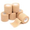 Vendaje elástico autoadhesivo desechable de 3 piezas, 5 cm x 4,5 m, para apretar el tubo del mango, accesorios para tatuajes, cinta de gasa, herramienta de primeros auxilios.