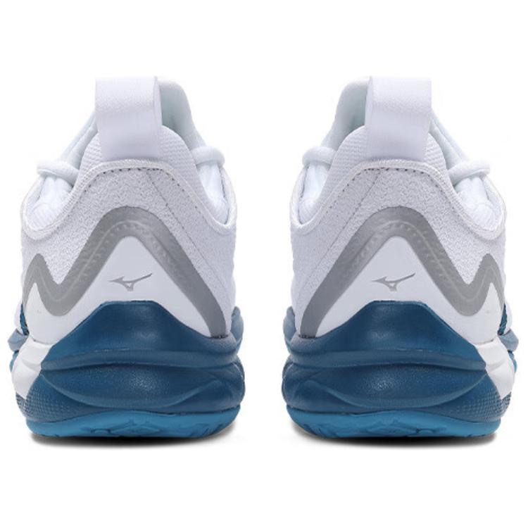 Mizuno Wave Luminous 2 Weiß Sailor Blue Unisex Sneaker Silber V1GA212086