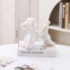 Figurina Cane Ospite in Ceramica Decorazione Casa Decorazione Stanza Accessori Ufficio Animale Nordico Sculture Decorative Figurina