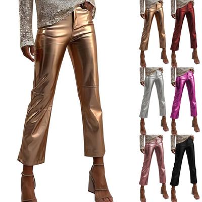 Pants For Women Dressy Casual High Waisted Stretch Cropped  Pants Trendy Summer Pants With Pockets