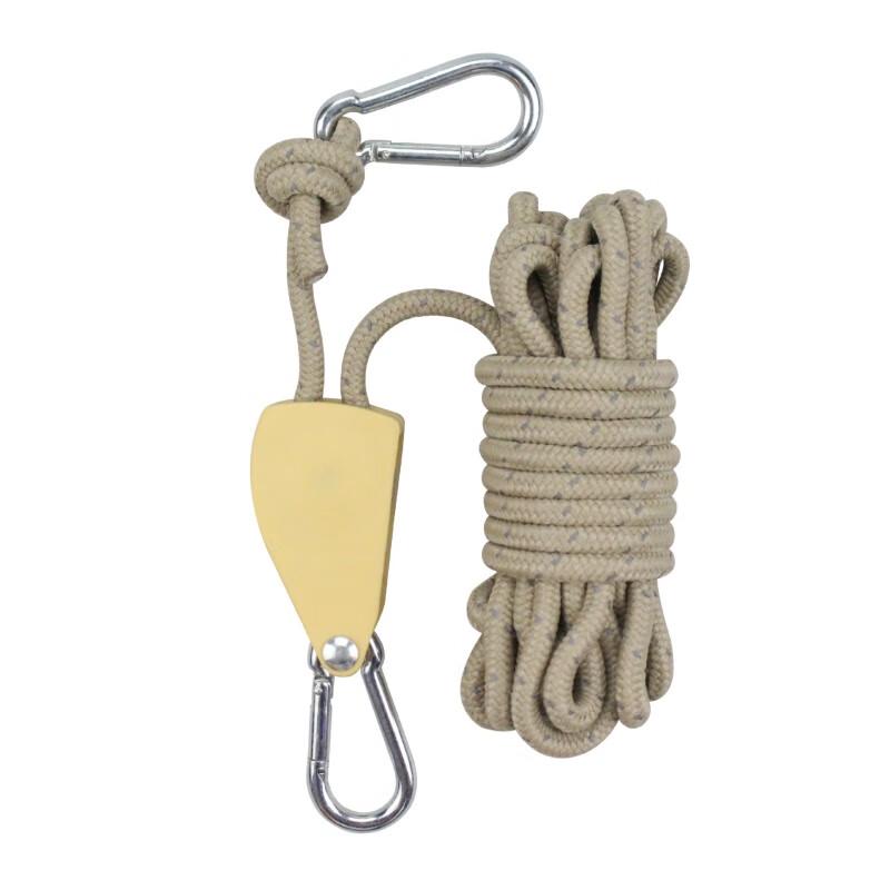 

OEING Camping Tarp Pulley Guy Line Set