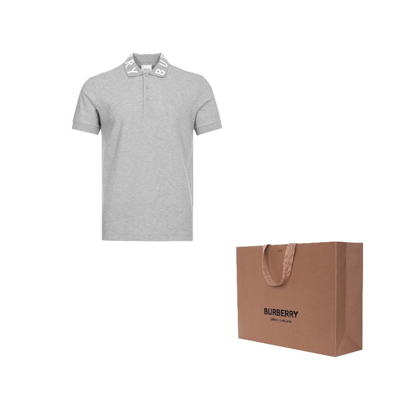 Burberry Ryland Collar Logo Polo Grey 80135011