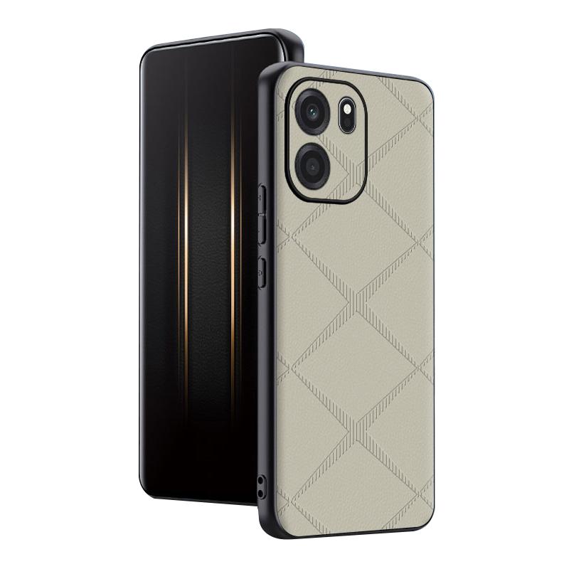 

Чехол для OnePlus Turbo 6V 5G с X-образным рисунком, ТПУ, ПУ-кожа, ПК, противоударный чехол для телефона