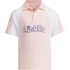 Polo Shirt Ice Crystal Pink/White Children Aged 3 7 Years Old JM3444