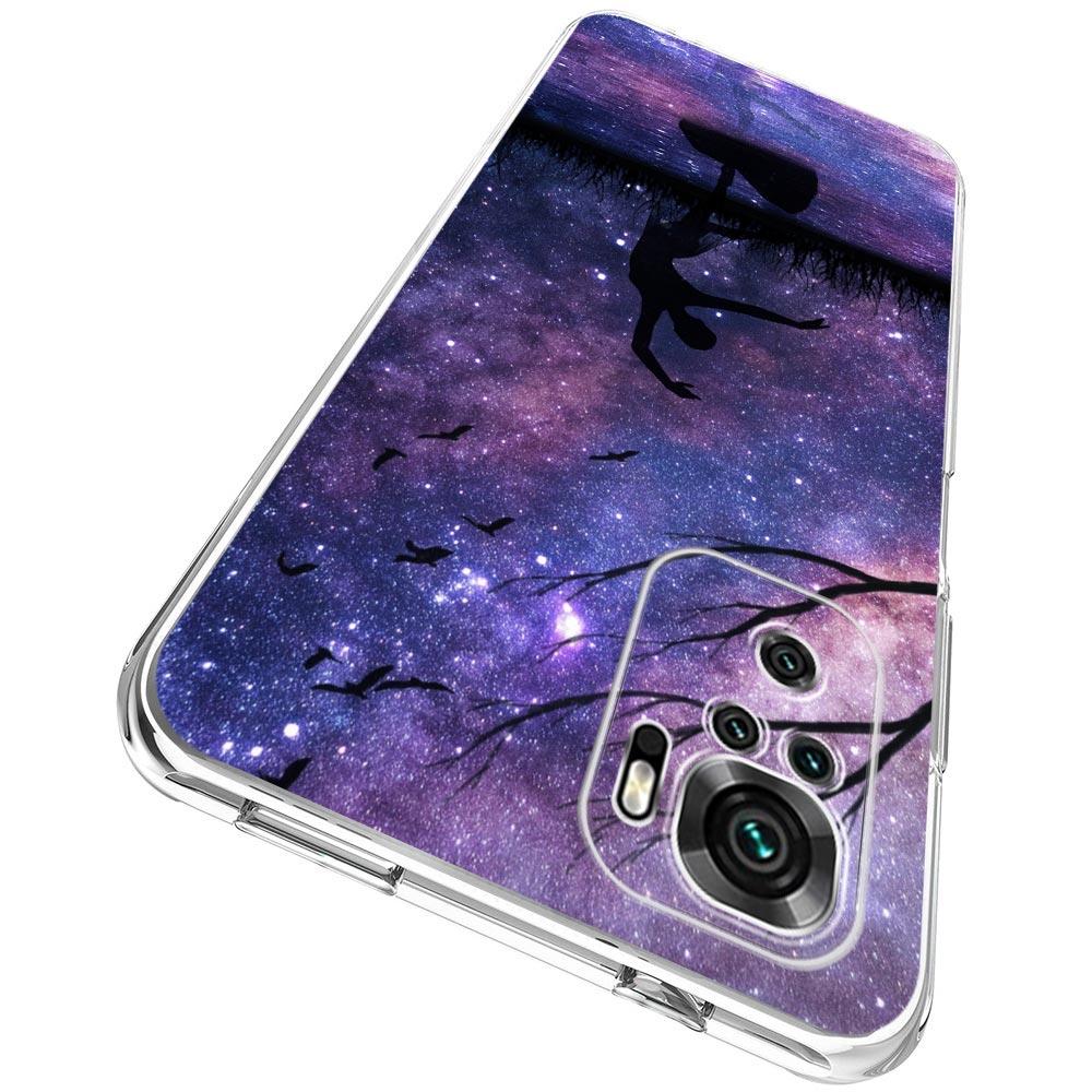 Simple Swan Dance Ballet Clear Phone Case For Xiaomi Redmi Note 12 5G 9S 9 8 10 11 Pro+ 9T 8T 10C 9C 9A 7 Pro Soft Back Cover